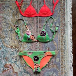 Green Triangl Bikini Set NWOT